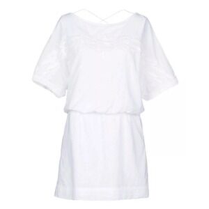 Vix Paula Hermanny | Swimwear Womens Size M White Solid Mayra Dress Embroidered